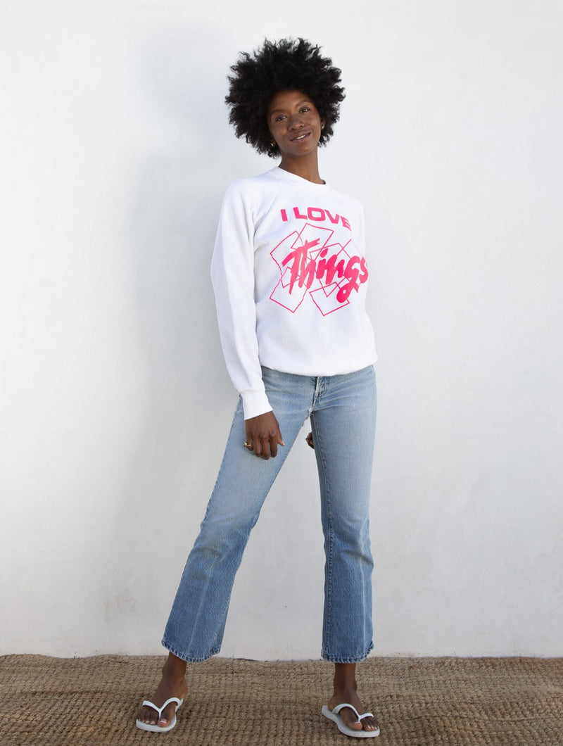 1980s I Love Things Sweatshirt
