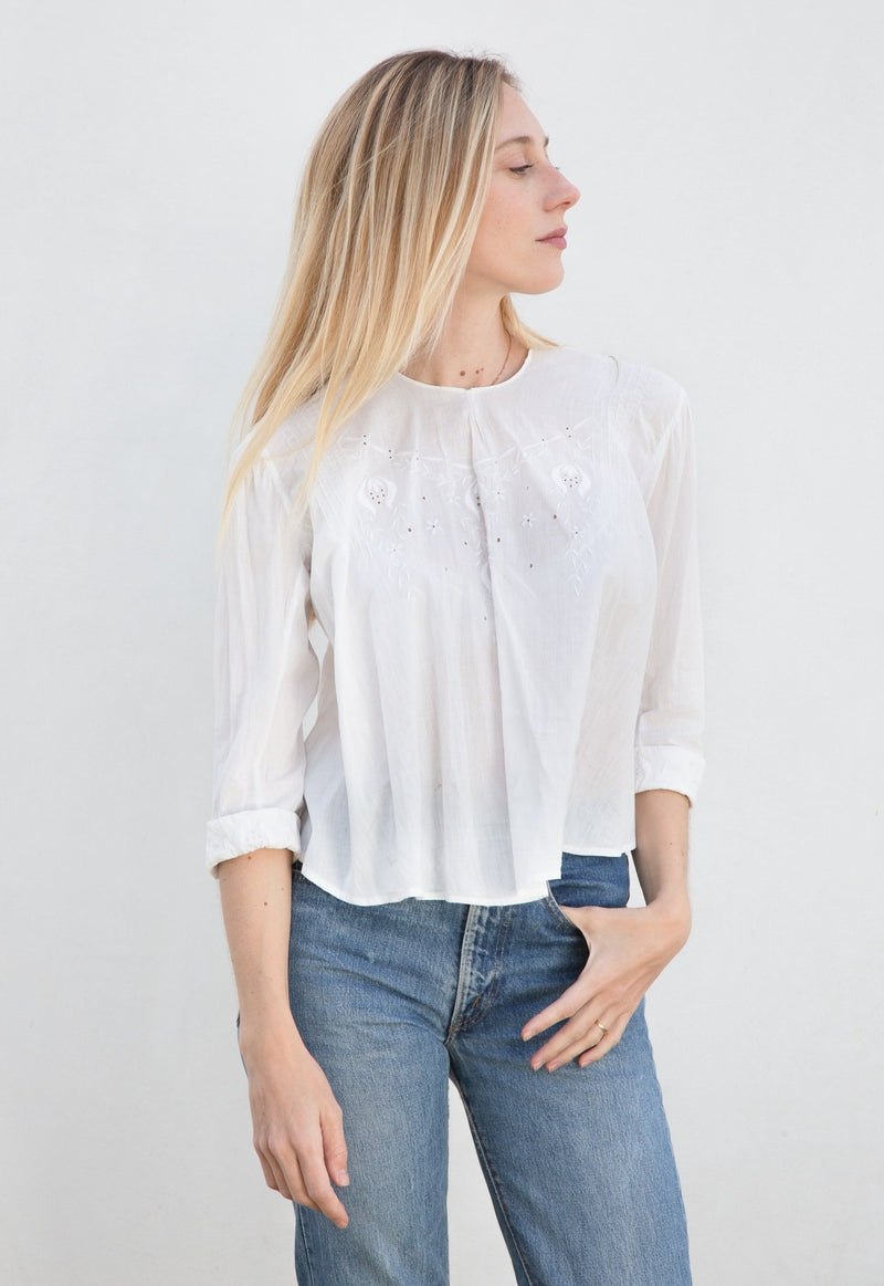 Victorian Embroidered Blouse