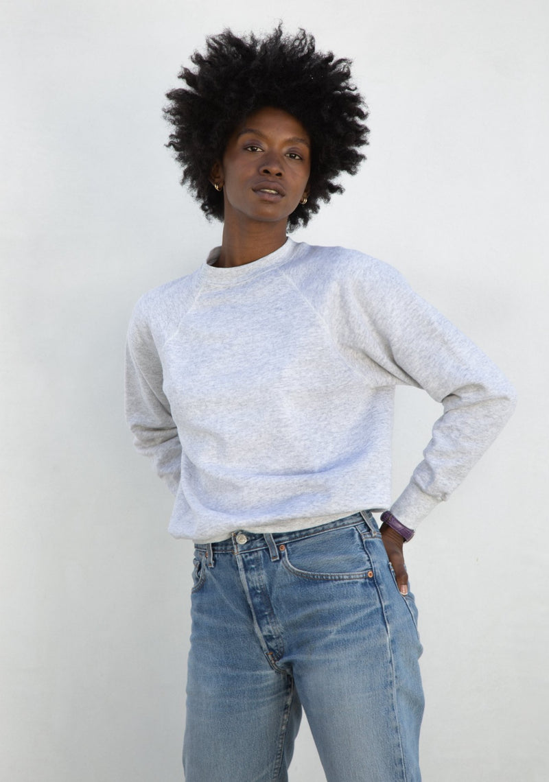 1980s Heather Grey Sweatshirt