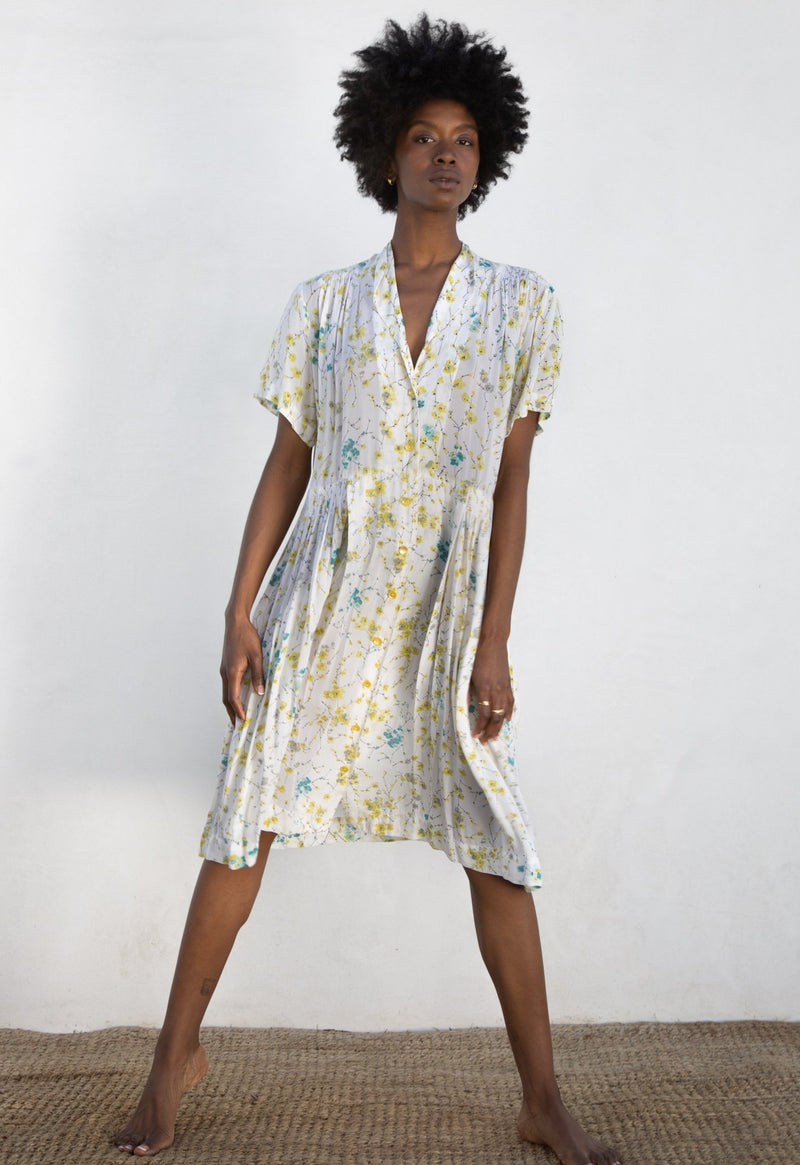 1940s Floral Dress