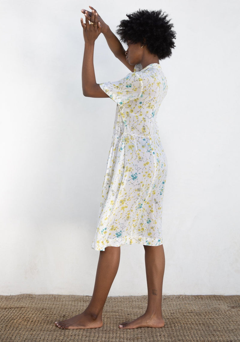 1940s Floral Dress