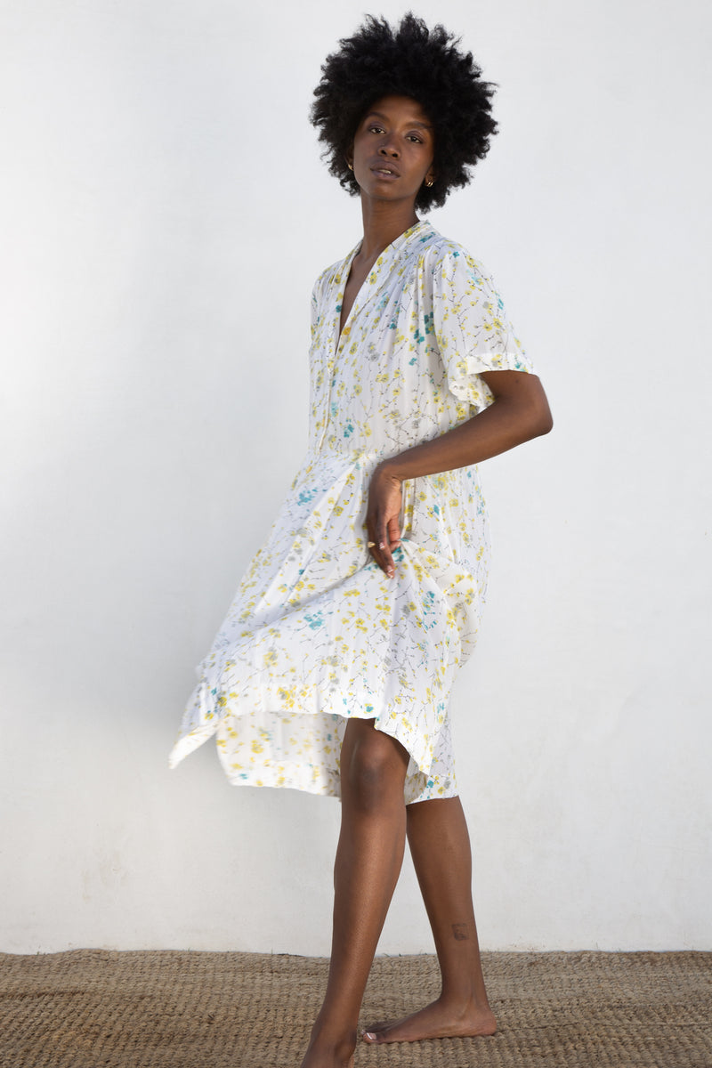 1940s Floral Dress