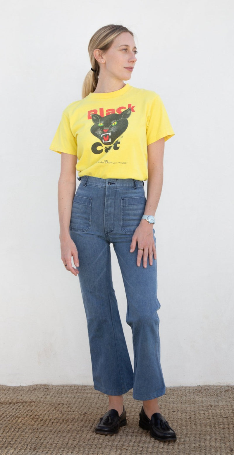 1980s Black Cat T-Shirt