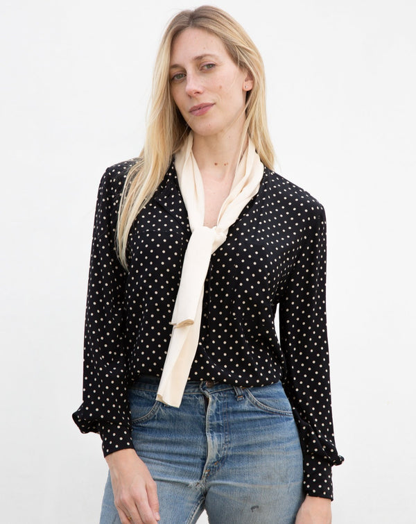 1980s Giorgio Armani Silk Blouse