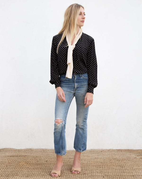 1980s Giorgio Armani Silk Blouse