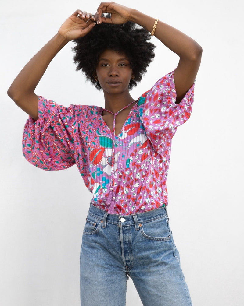 1980s Diane Freis Blouse