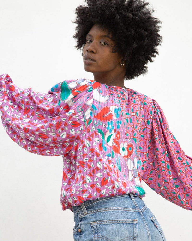 1980s Diane Freis Blouse