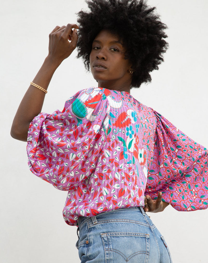 1980s Diane Freis Blouse