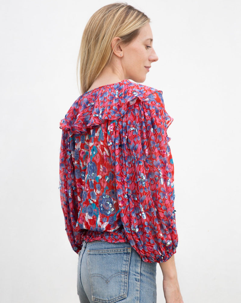1980's Diane Freis Blouse
