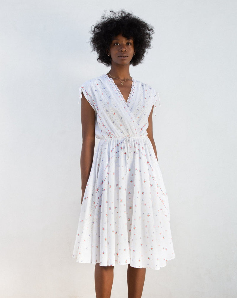 1970s Floral Dress