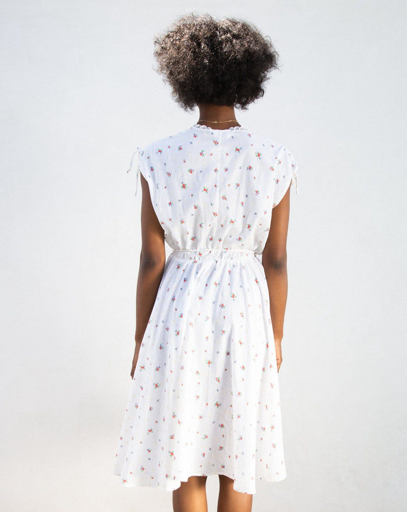 1970s Floral Dress