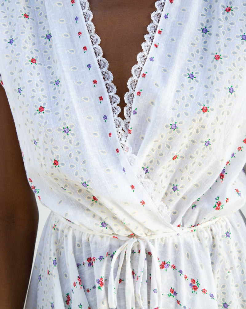 1970s Floral Dress