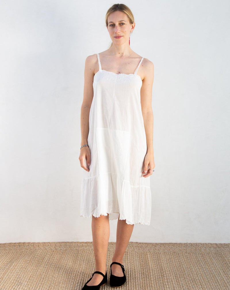Victorian Cotton Slip Dress