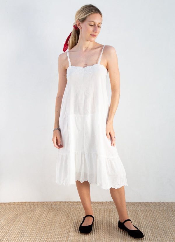 Victorian Cotton Slip Dress