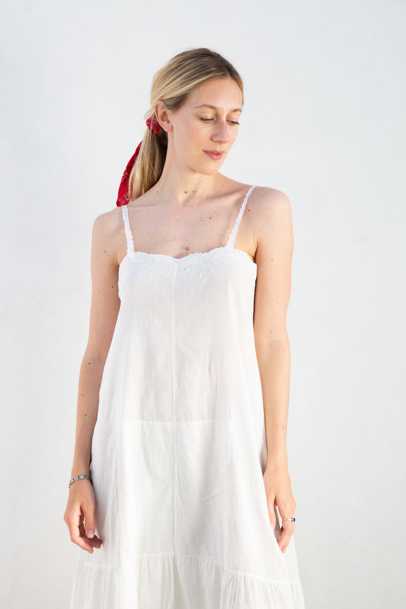 Victorian Cotton Slip Dress