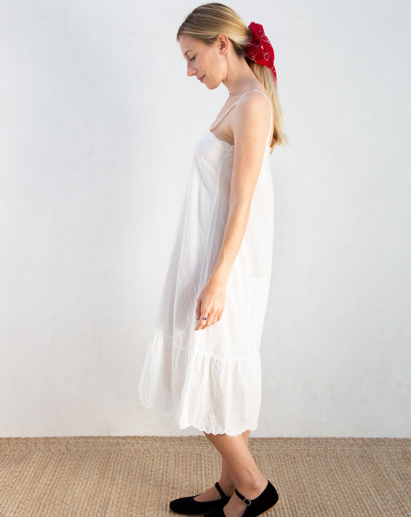 Victorian Cotton Slip Dress