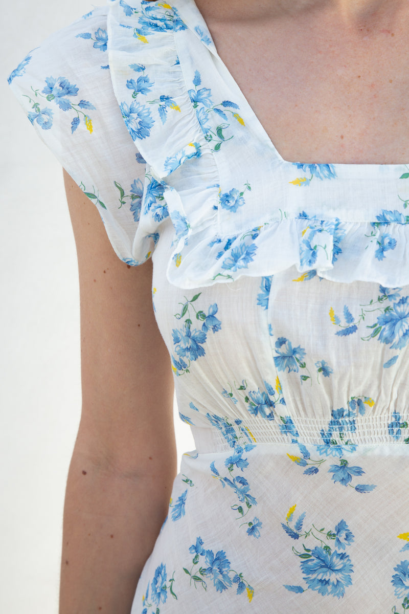 1940s Cotton Dress