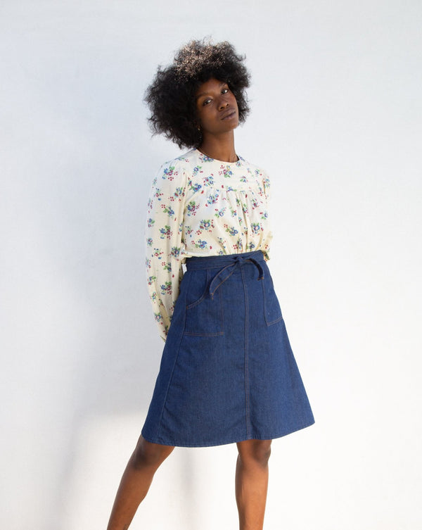 1970s Denim Skirt