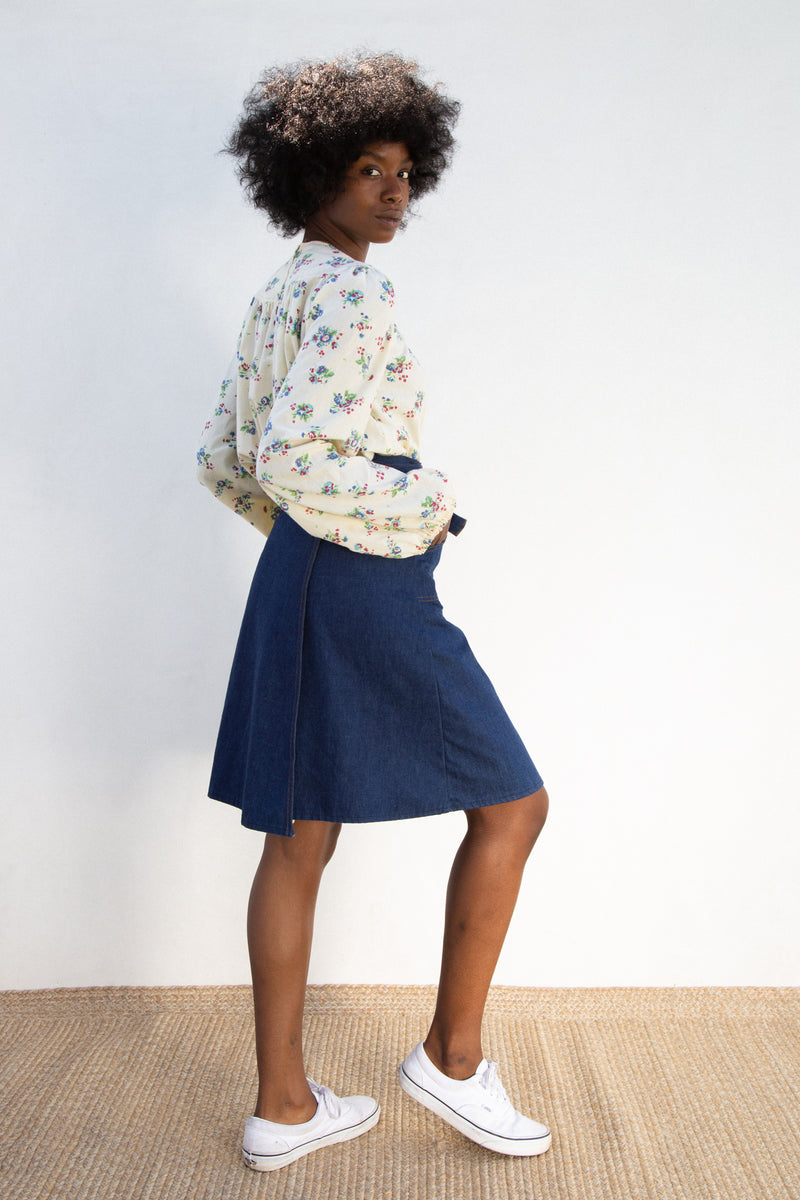 1970s Denim Skirt