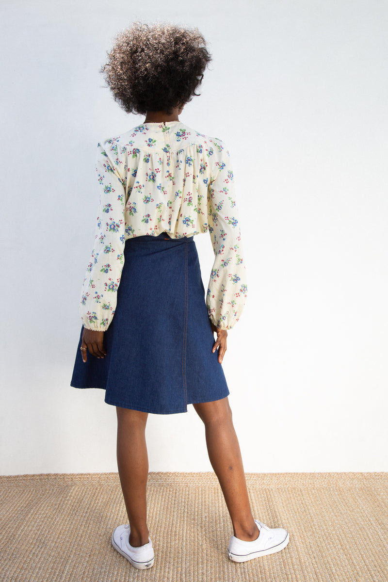 1970s Denim Skirt