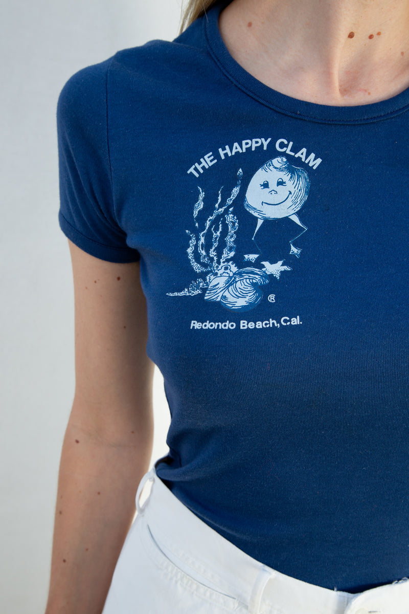 1970s The Happy Clam T Shirt