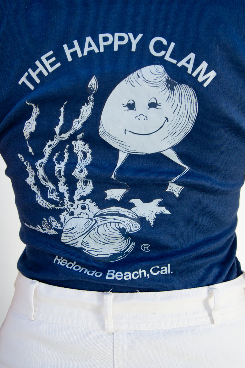 1970s The Happy Clam T Shirt