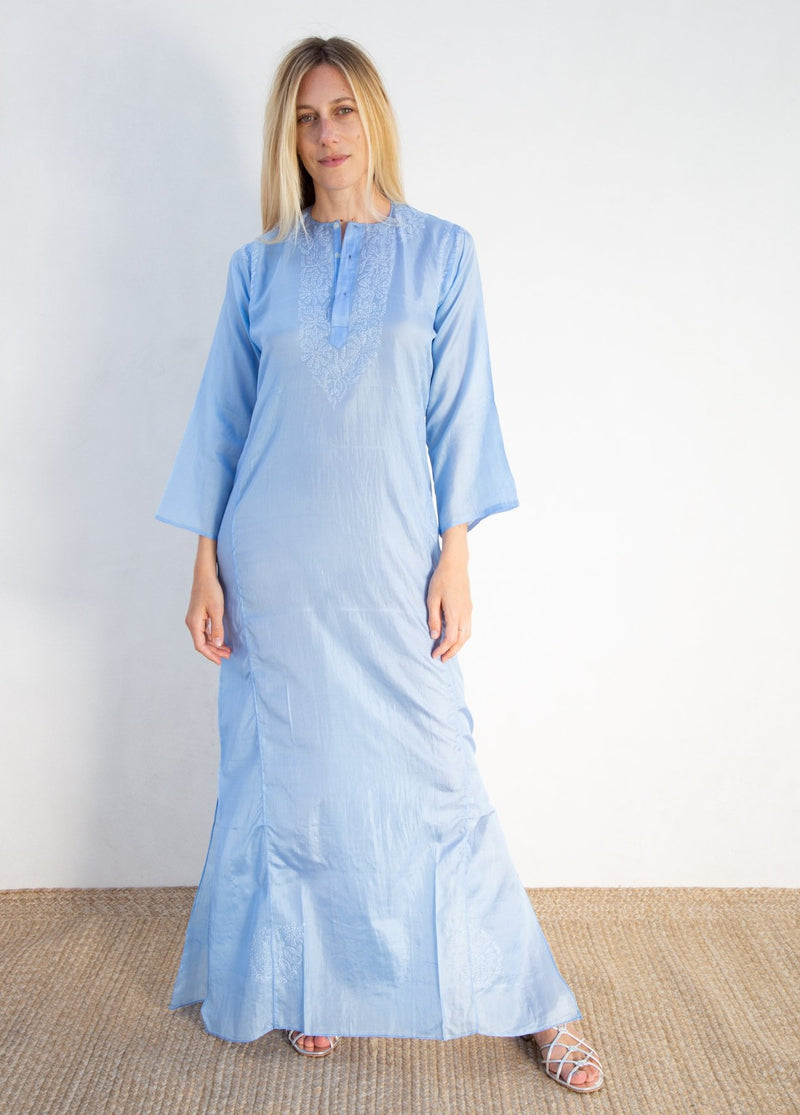 1970s Silk Indian Caftan