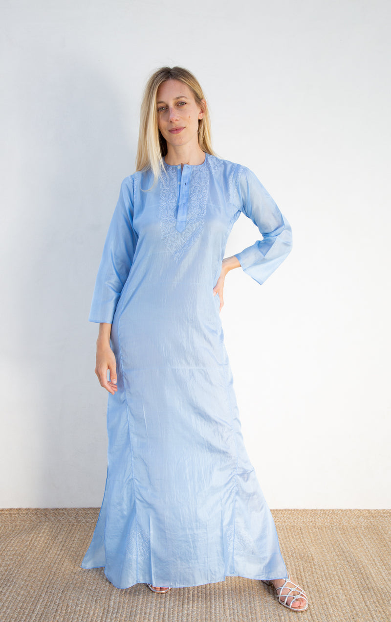 1970s Silk Indian Caftan