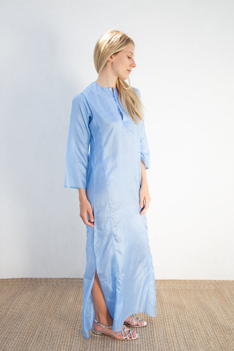 1970s Silk Indian Caftan