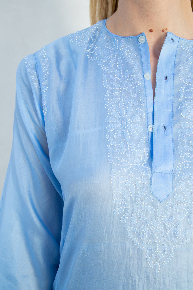 1970s Silk Indian Caftan