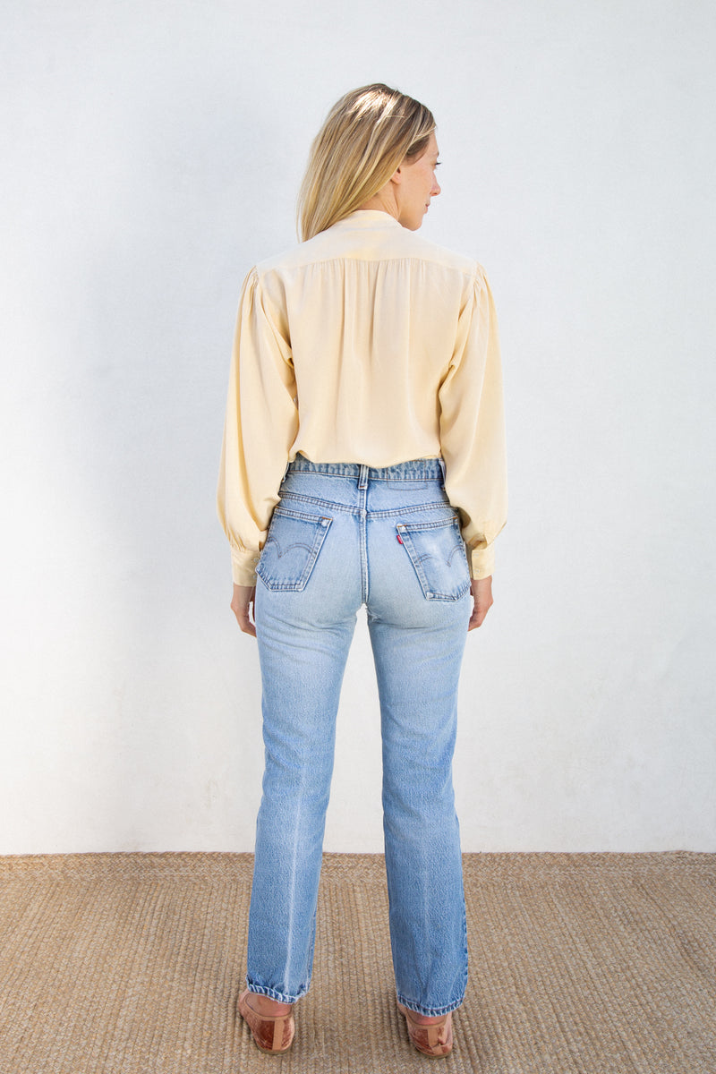 1970s YSL Silk Blouse