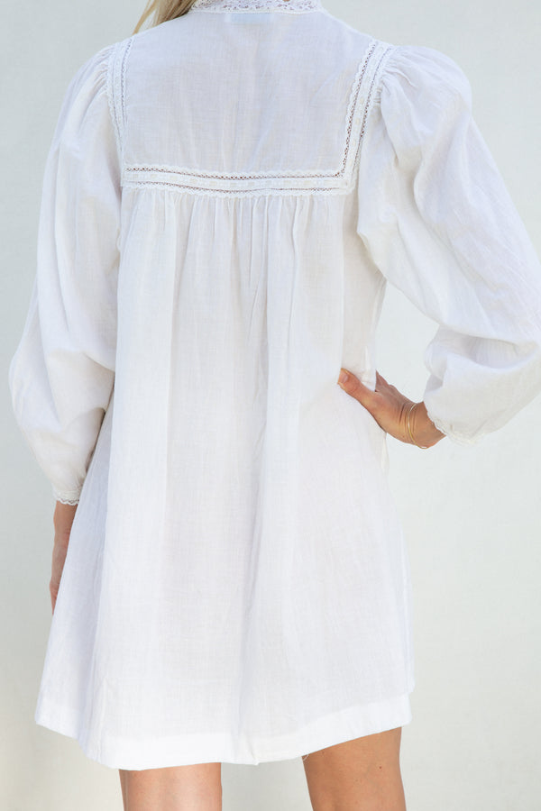 Vintage Dior Cotton Lace Mini
