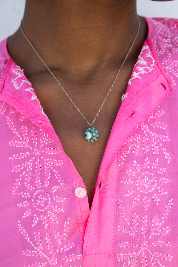 1940s Evil Eye Necklace