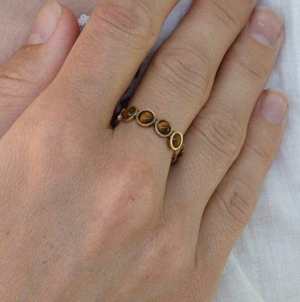 1970s Tiger's Eye Ring