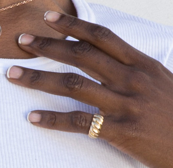 1940s Yellow Gold Rope Ring