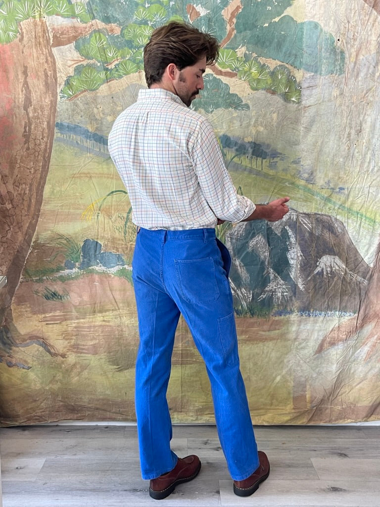Vintage French Workwear Pants