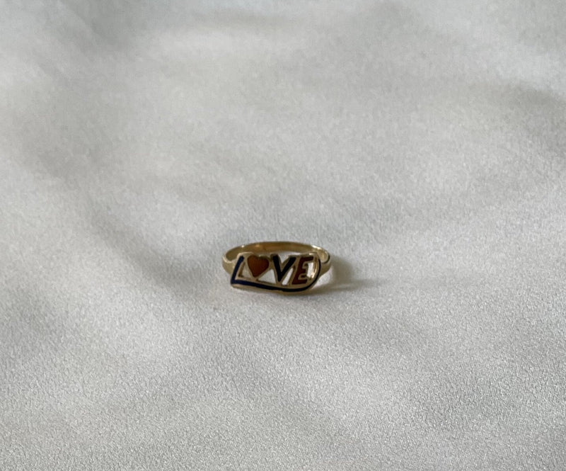 1970s Love Ring