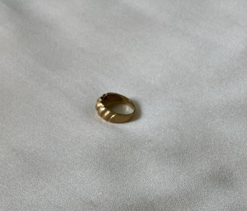 1940s Yellow Gold Rope Ring