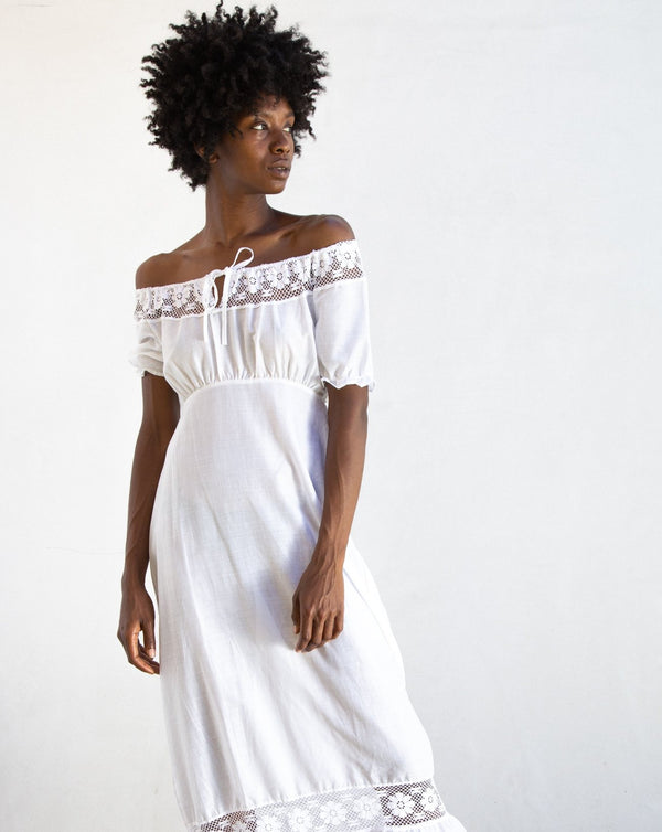 1970s Cotton Dress
