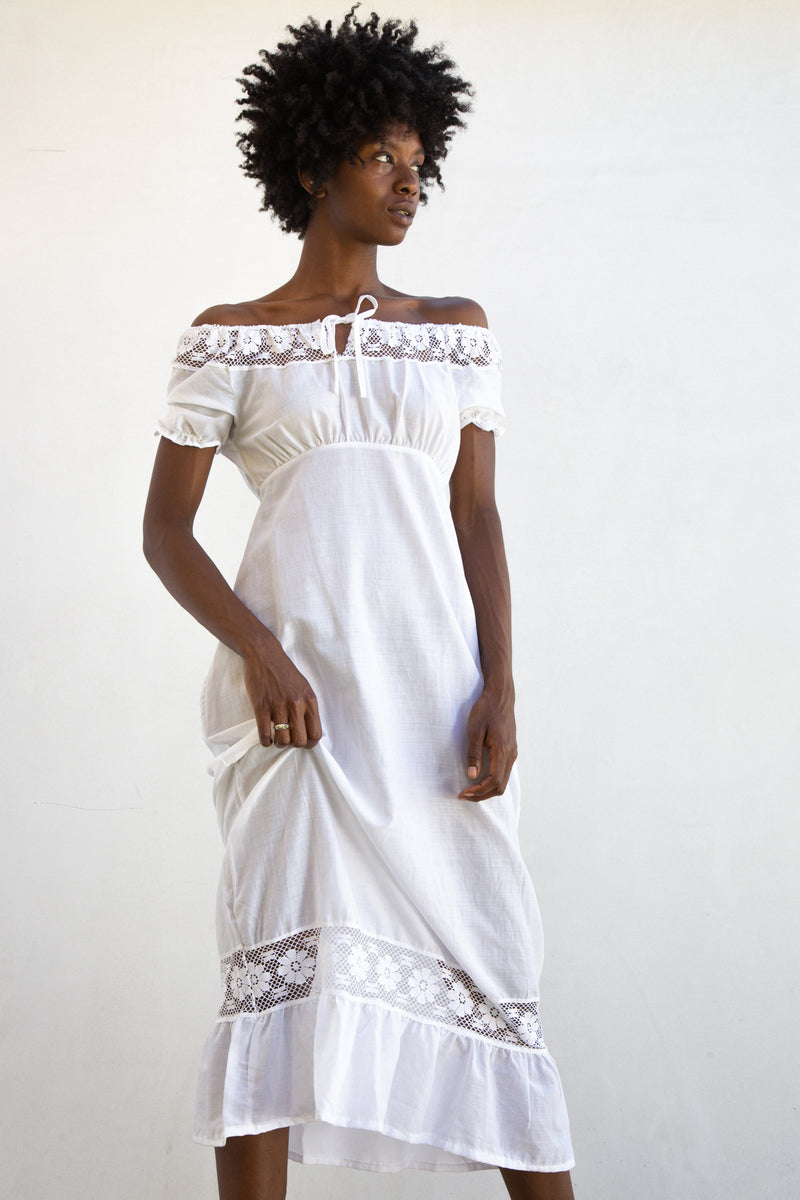 1970s Cotton Dress