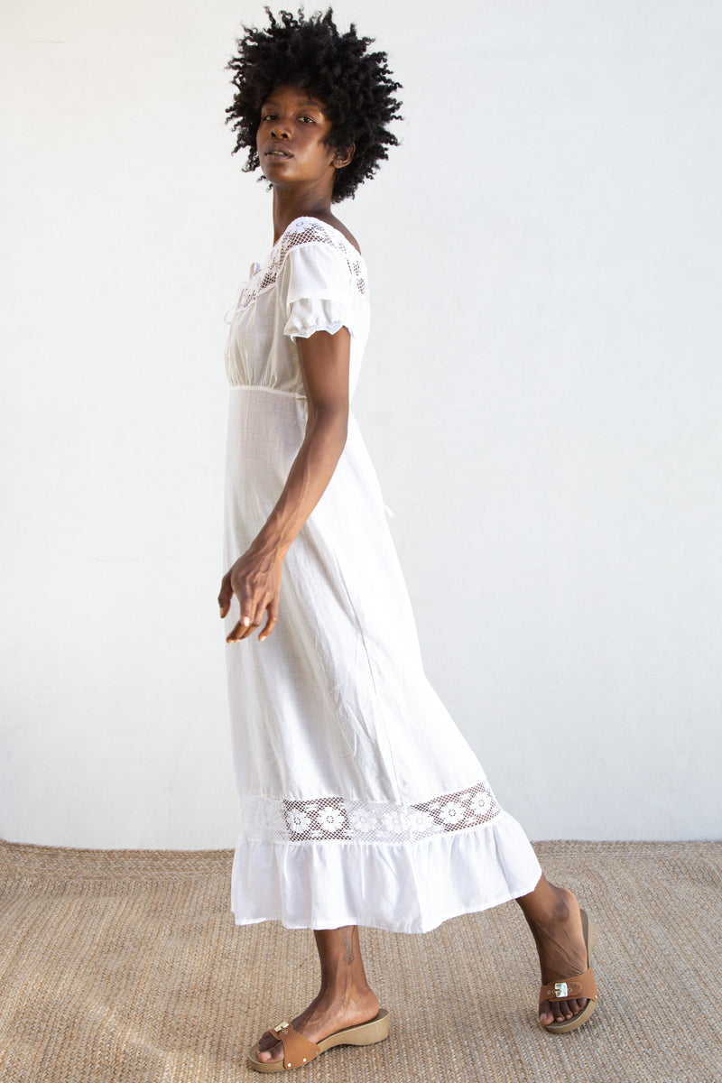1970s Cotton Dress
