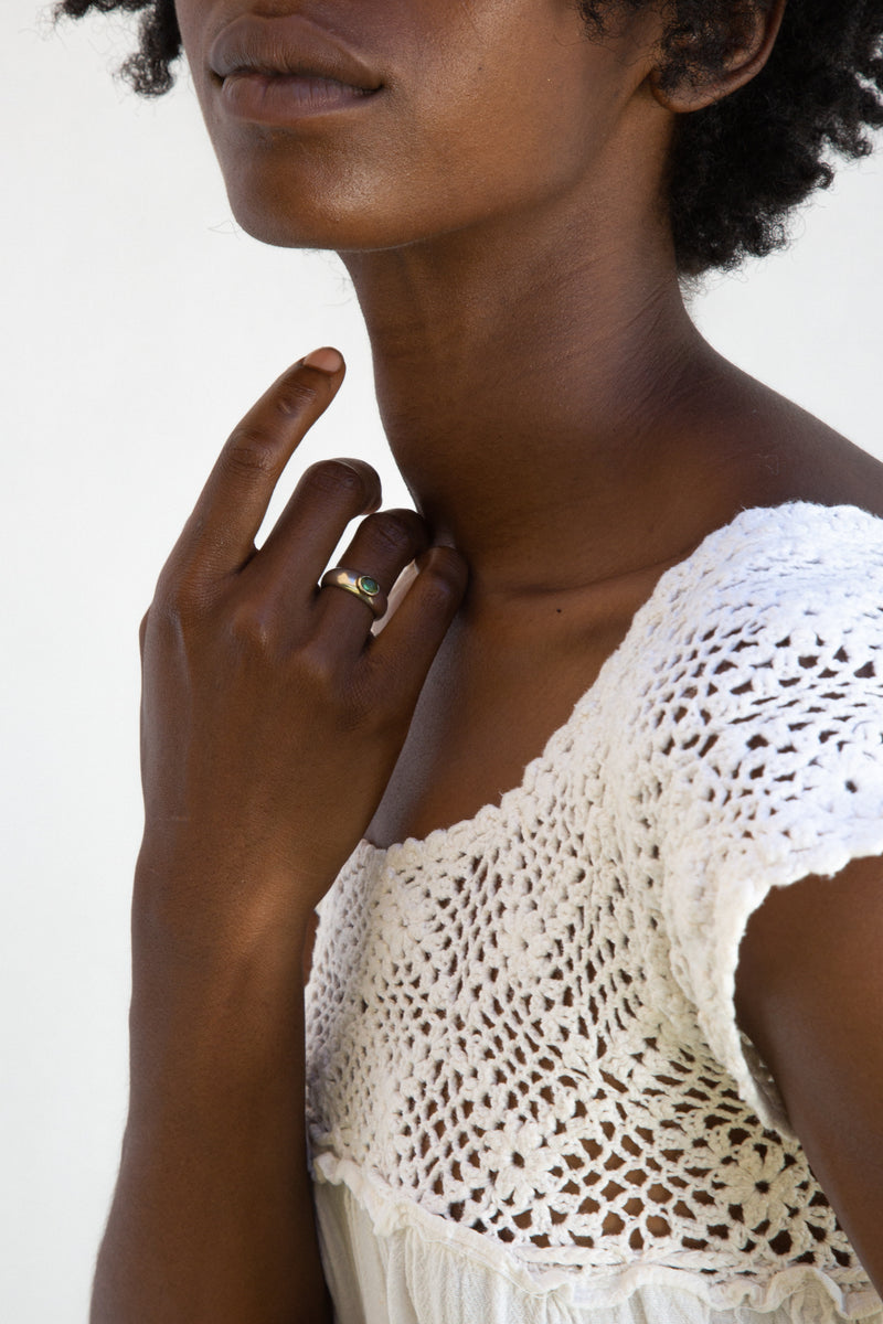 Vintage Crochet Maxi Dress