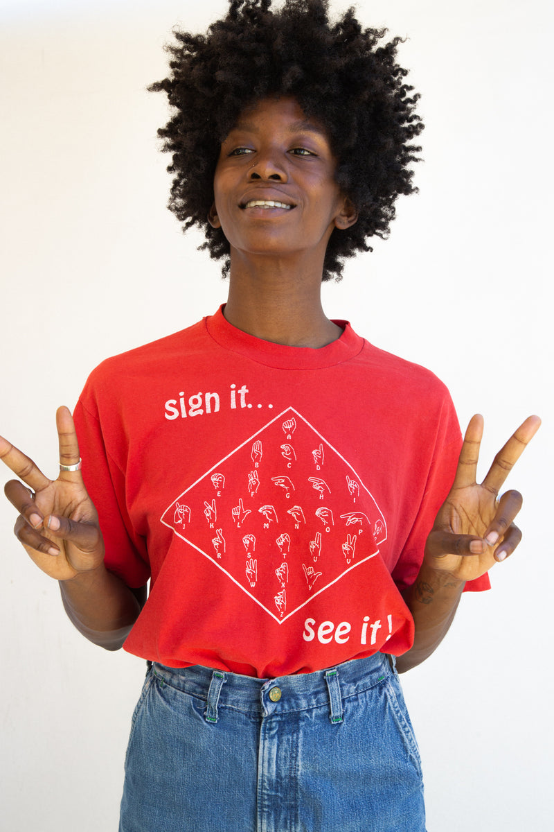Vintage Sign it See it Tee