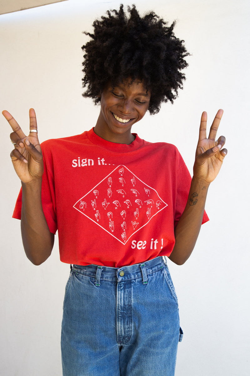 Vintage Sign it See it Tee