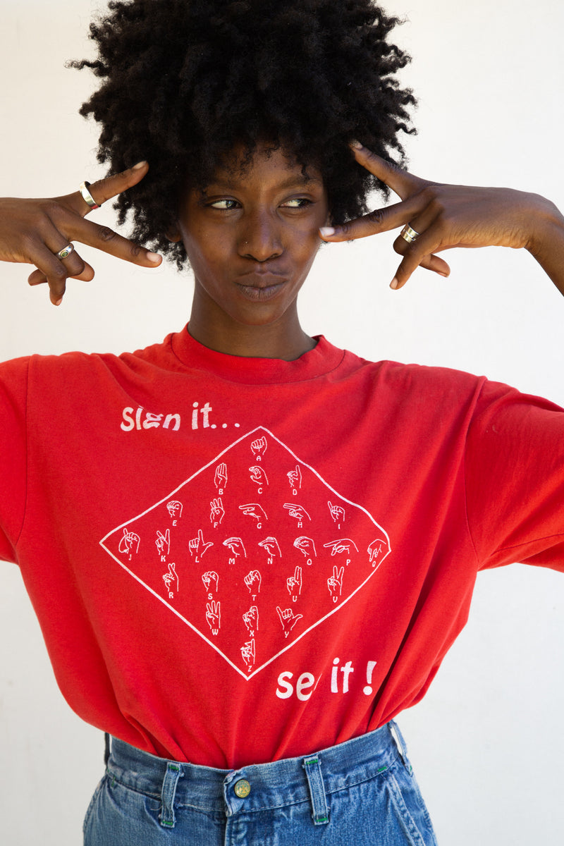 Vintage Sign it See it Tee
