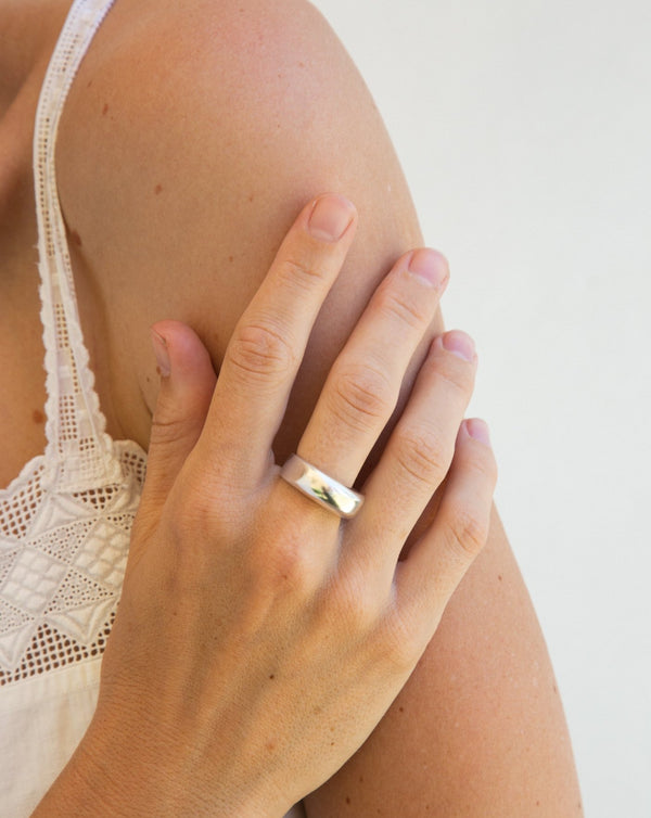 Vintage Chunky Sterling Silver Ring