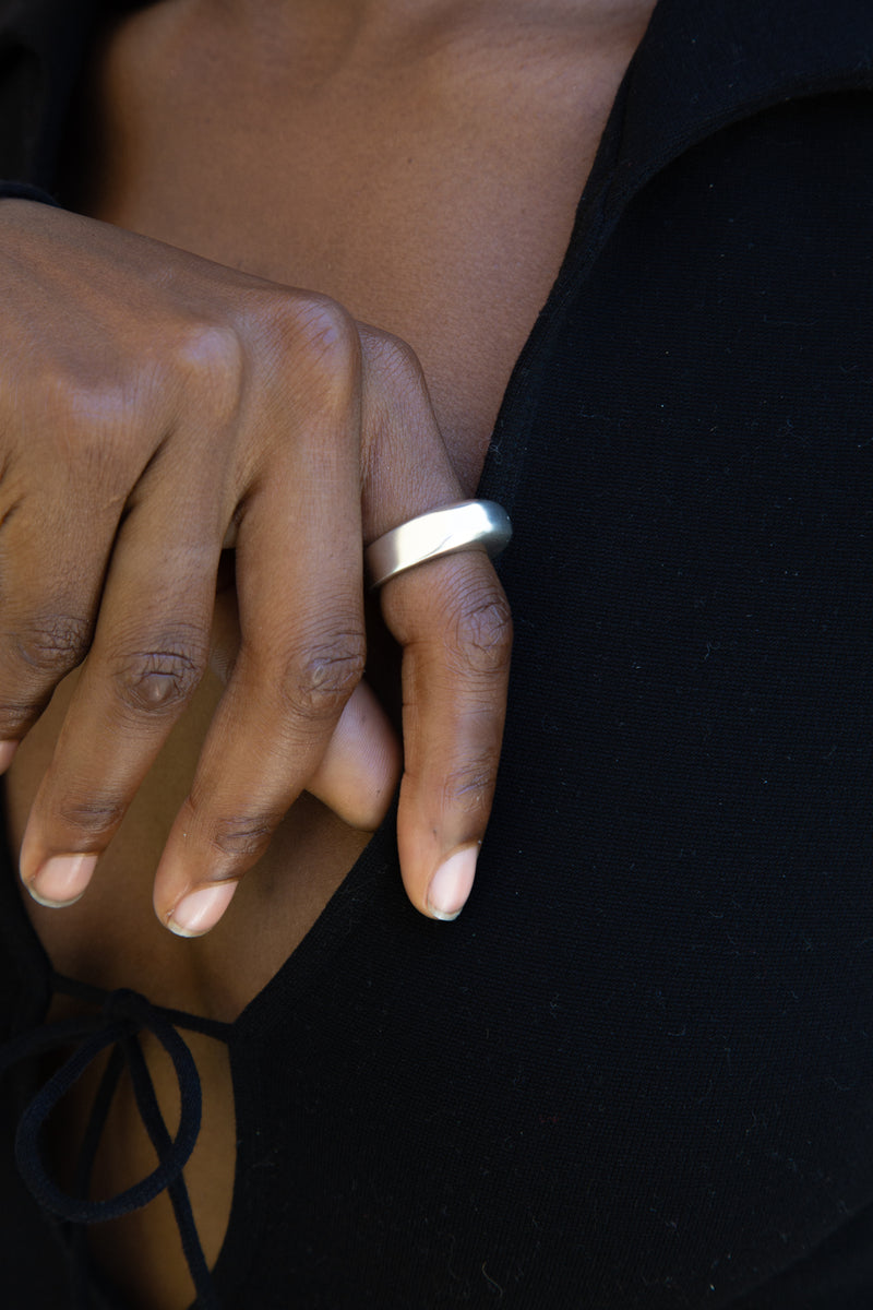 Vintage Chunky Sterling Silver Ring