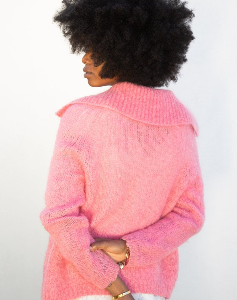 1950s Bubblegum Mohair Cardigan
