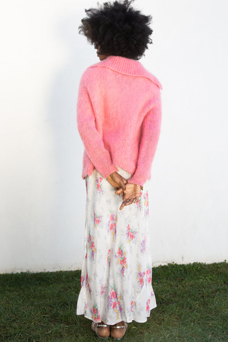 1950s Bubblegum Mohair Cardigan