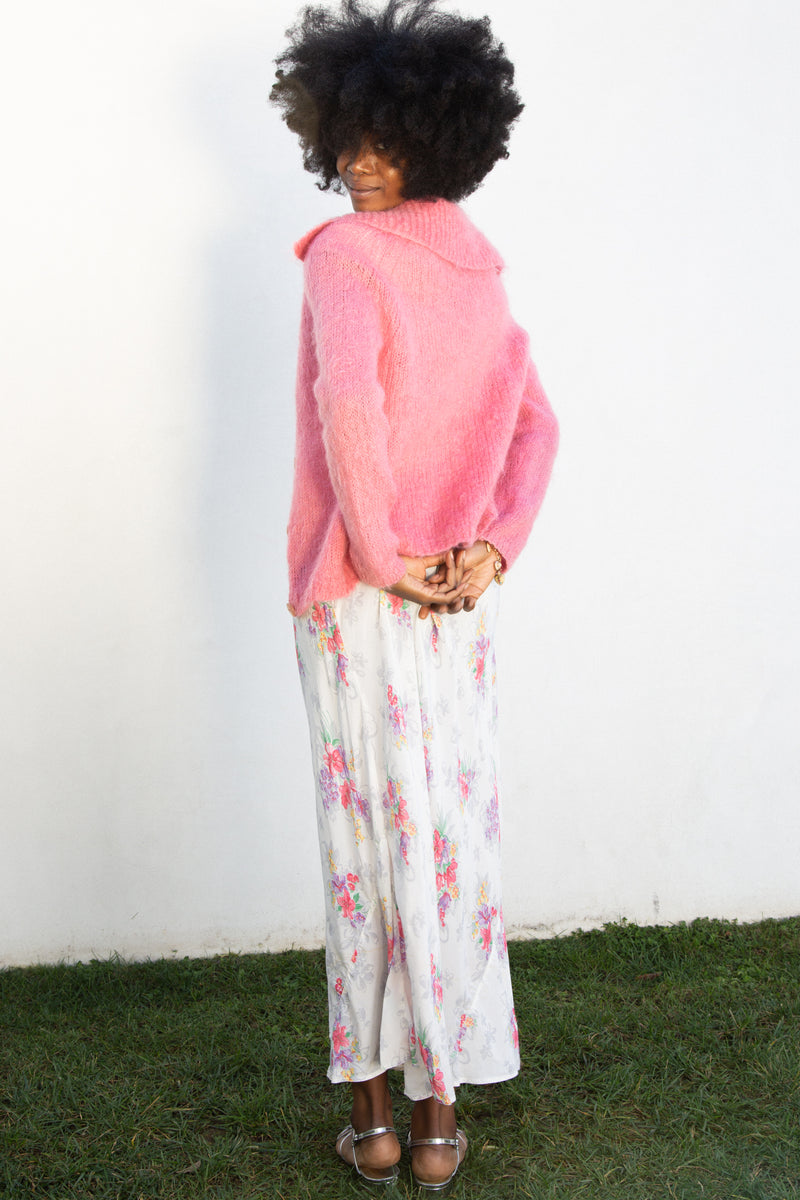 1950s Bubblegum Mohair Cardigan